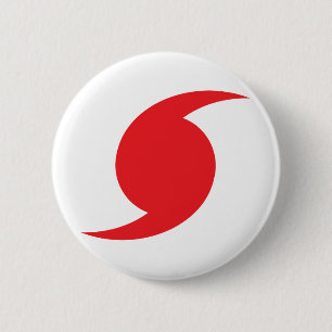 Hunnicane Symbol Ronde Button 5,7 Cm