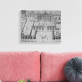 Hunsdon House Canvas Afdruk (Insitu (Woonkamer))