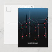 Hunsrück bei Nacht I Briefkaart (Voorkant / Achterkant)