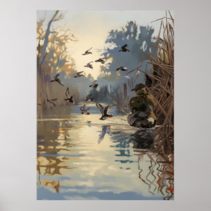 Hunt begint seizoen jacht ik heb gesproken poster