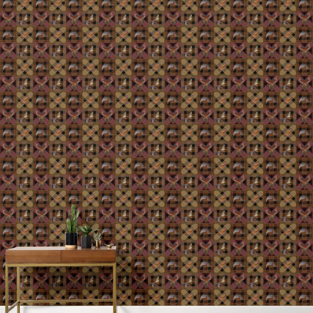 Hunt Club speelde met wild spel Behang (Hal)