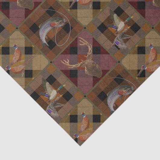 Hunt Club speelde met wild spel Tissuepapier (Detail)