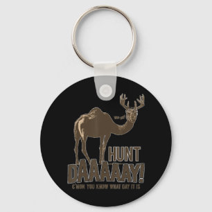 Hunt Day Camel Buck Deer Fun Hunting Humpday Sleutelhanger