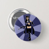 Hunt de nacht ronde button 5,7 cm (Voorkant /achterkant)