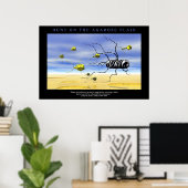 Hunt op de Agarose Plain Poster (Thuiskantoor)