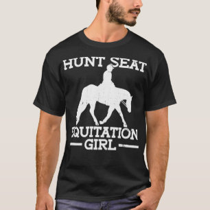 Hunt Seat English Riding Horse Riding Equest T-shirt