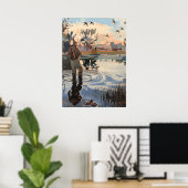 Hunt start seizoen jager poster (Thuiskantoor)