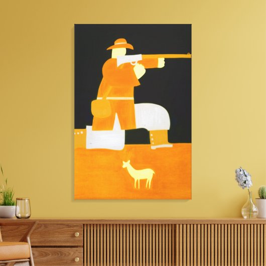 Hunter 1998 canvas afdruk (Insitu (Woonkamer))