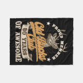 Hunter 80th Birthday Old Bucks Club 80 jaar AW Fleece Deken (Voorkant (Horizontaal))