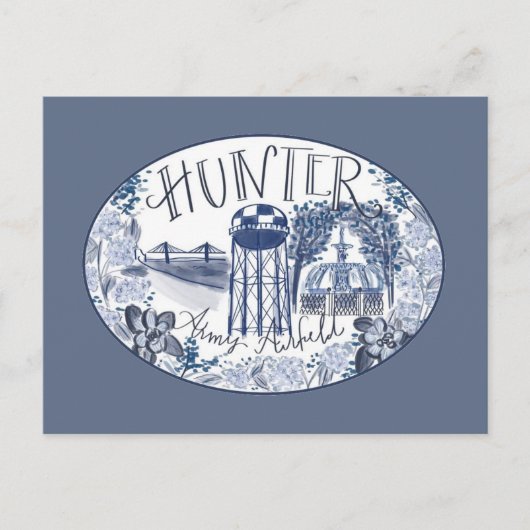 Hunter Army Airfield Briefkaart (Voorkant)