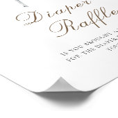 Hunter baby shower - diaper raffle poster (Hoek)