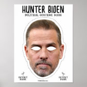 Hunter Biden Halloween kostuummasker Poster (Voorkant)