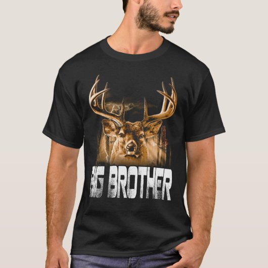 Hunter big Brother T-Shirt Funny Papa Chasse (Devant)