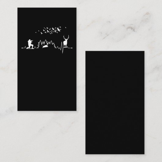 Hunter Boar Hunter Sow Duck Deer Hunter Hunter Visitekaartje (Voorkant / Achterkant)