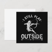 Hunter Bow-jacht op boogschieten verhit Bedankkaart (Voorkant / Achterkant)