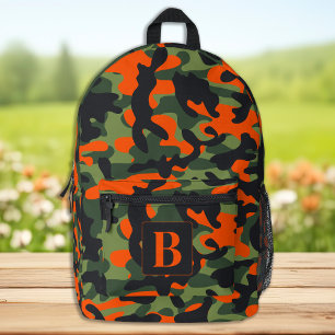 Hunter Camo gepersonaliseerde monogram camouflage Bedrukte Rugzak