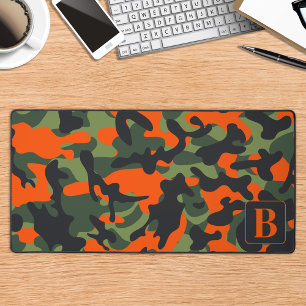 Hunter Camo gepersonaliseerde monogram camouflage Bureaumat
