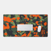 Hunter Camo gepersonaliseerde monogram camouflage Bureaumat (Keyboard & Muis)