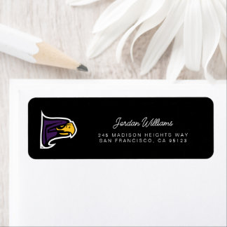 Hunter College Hawk Profiel Mascotte Etiket