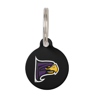 Hunter College Hawk Profiel Mascotte Huisdierpenning