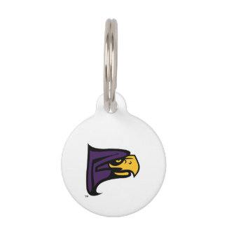 Hunter College Hawk Profiel Mascotte Huisdierpenning