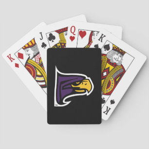 Hunter College Hawk Profiel Mascotte Pokerkaarten