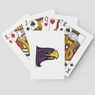 Hunter College Hawk Profiel Mascotte Pokerkaarten