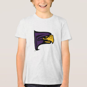Hunter College Hawk Profiel Mascotte Tri-Blend Shirt