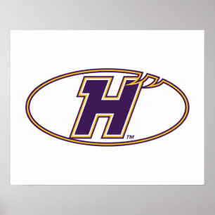 Hunter College Hawks Atletiek Logo Poster