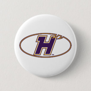 Hunter College Hawks Atletiek Logo Ronde Button 5,7 Cm