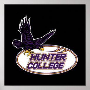 Hunter College Hawks Mascotte Poster