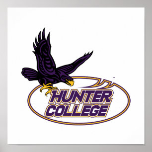 Hunter College Hawks Mascotte Poster