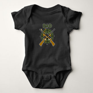 Hunter Dad Deer Hunting Season Hunt Lover Graphic Romper