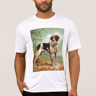 Hunter dog met vogel in de mond t-shirt