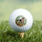 Hunter dog with bird in mouth golfballen (Insitu Shirt)