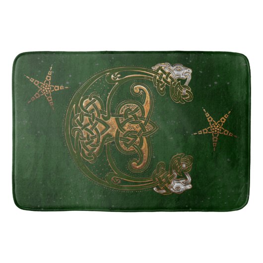 Hunter en Gold Celtic Badmat (Voorkant)