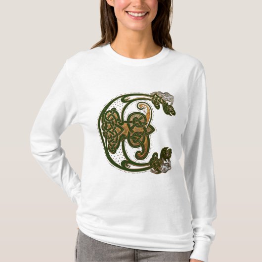 Hunter en Gold Celtic T-shirt (Voorkant)