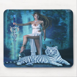 Hunter en Pet Tiger 1 (Mousepad) Muismat