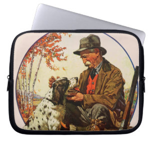 Hunter en Spaniel Laptop Sleeve