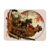 Hunter en Spaniel Magneet (Horizontaal)
