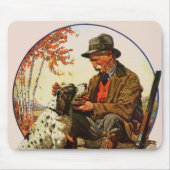 Hunter en Spaniel Muismat (Voorkant)