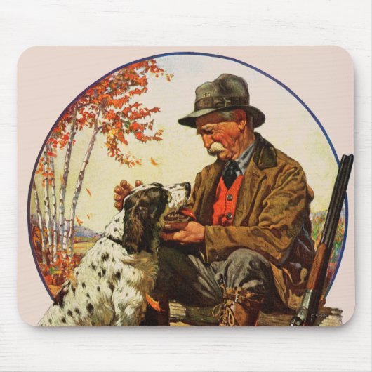 Hunter en Spaniel Muismat (Voorkant)