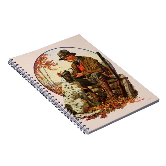 Hunter en Spaniel Notitieboek (Rechterzijde)