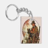Hunter en Spaniel Sleutelhanger (Voorkant Links)