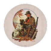 Hunter en Spaniel Snijplank (Voorkant)