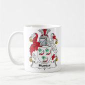 Hunter Family Crest Koffiemok (Links)