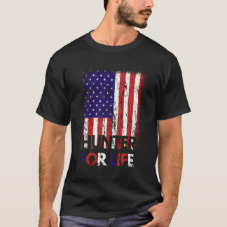 Hunter for Life Hunter US Flag Nation Visser R T-shirt