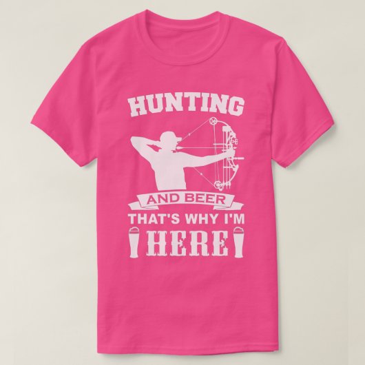 Hunter Gift Funny Bow Hunter Hunter Bow Hunting Ar T-shirt (Design voorkant)