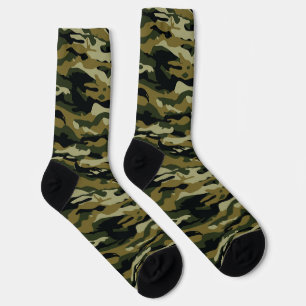 Hunter Green Camo Sokken