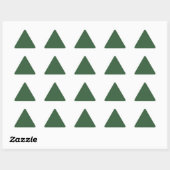 Hunter Green Driehoek Sticker (Vel)